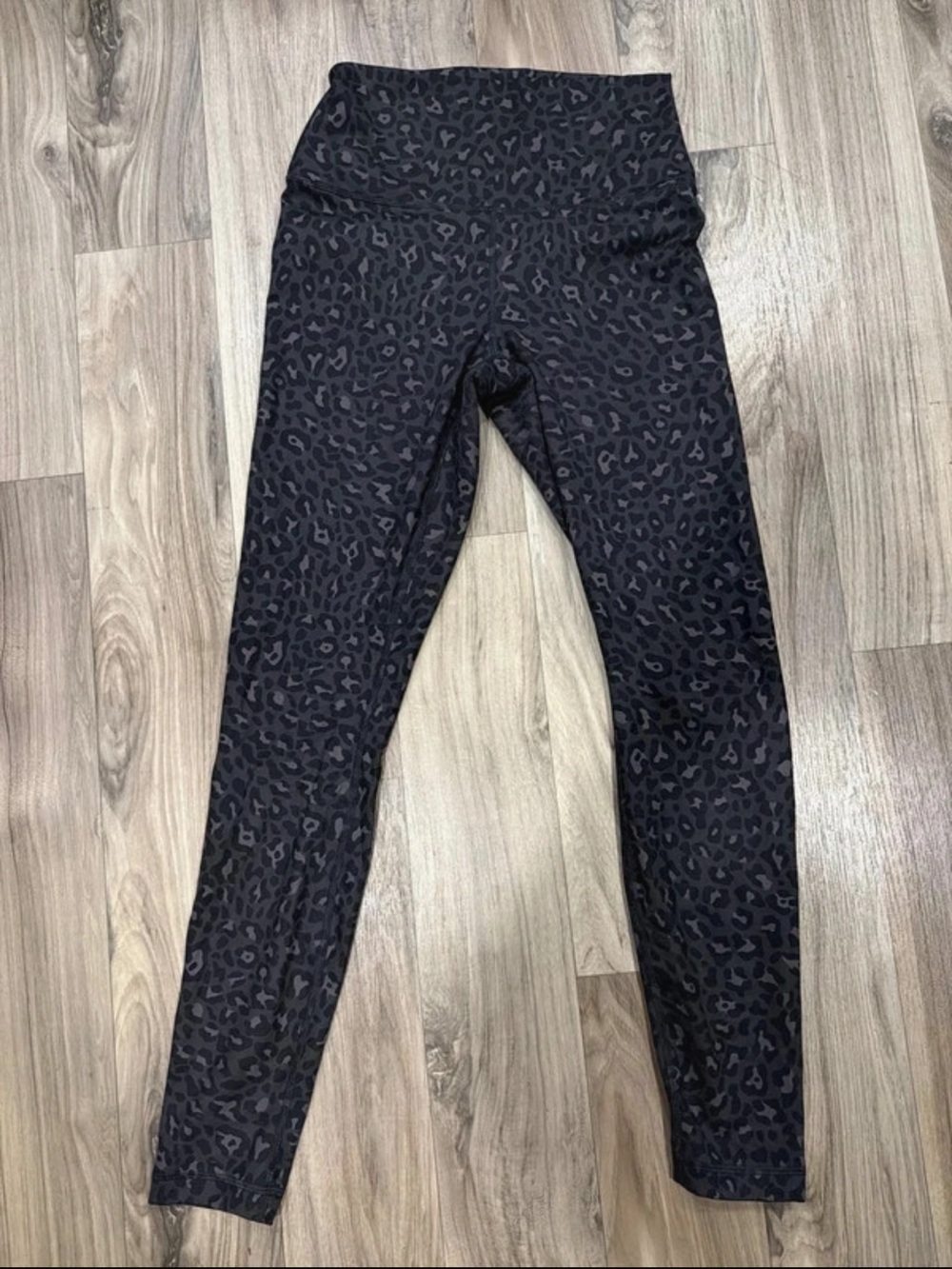 Yogalicious Black Leopard Print High-Waist Kids Leggings